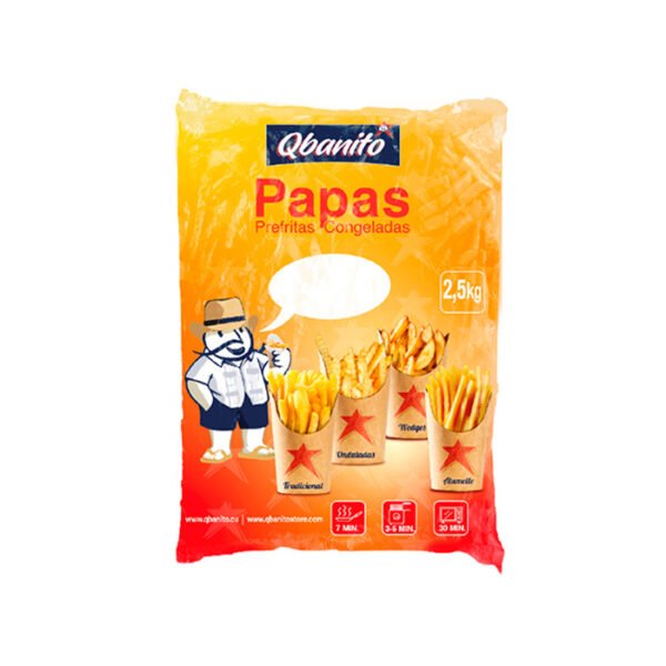 Patatas congelas - Qbanito - 1Kg - Tradicional