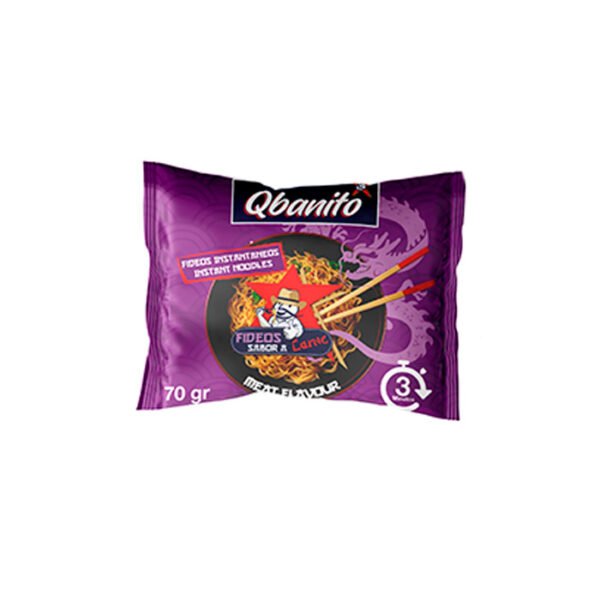 Sopa Instantánea sabor a carne - Qbanito - 70g